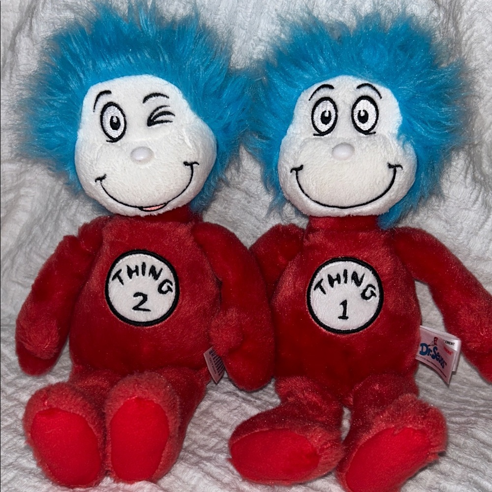 Dr. Seuss Red, Blue, and Yellow Plush Trio - Picture 3 of 16